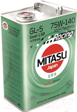 Трансмиссионное масло Mitasu Racing Gear Oil 75W140 / MJ-414-4 - фото