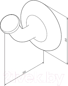 Крючок для ванной AM.PM Like A8035500