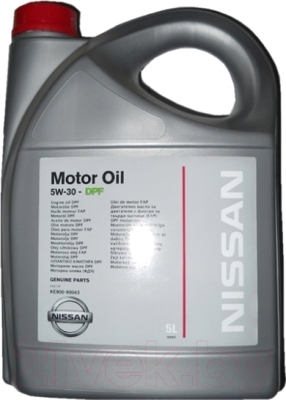 Моторное масло Nissan 5W30 DPF / KE90090043 - фото