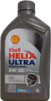 Моторное масло Shell Helix Ultra Professional AG 5W30 - фото