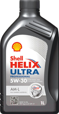 Моторное масло Shell Helix Ultra Professional AM-L 5W30 - фото