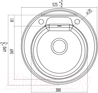 Мойка кухонная Kuppersberg Bali 1B
