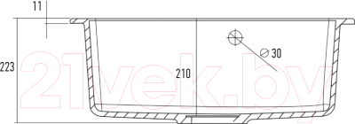 Мойка кухонная Kuppersberg Modena 1B