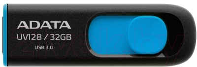 USB flash накопитель A-data DashDrive UV128 32GB (AUV128-32G-RBE) - фото