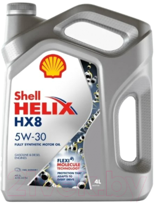 Моторное масло Shell Helix HX8 Synthetic 5W30 - фото