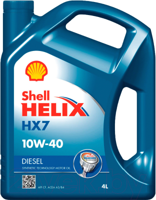 Моторное масло Shell Helix HX7 10W40 Diesel - фото