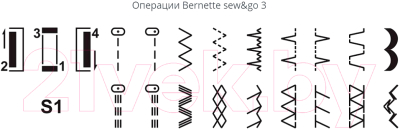 Швейная машина Bernina Bernette Sew&Go 3