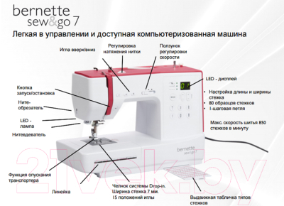 Швейная машина Bernina Bernette Sew&Go 7