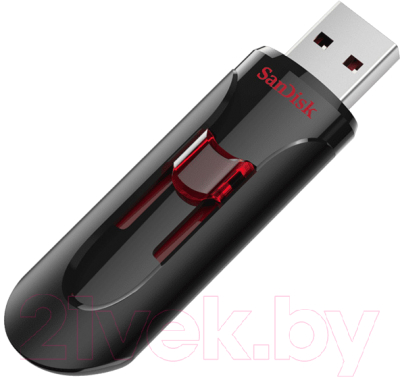 Usb flash накопитель SanDisk Cruzer Glide 64GB Black (SDCZ600-064G-G35)