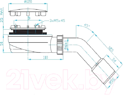 Сифон Plast Brno EWXN944