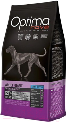 Сухой корм для собак Optimanova Adult Giant Chicken & Rice - фото