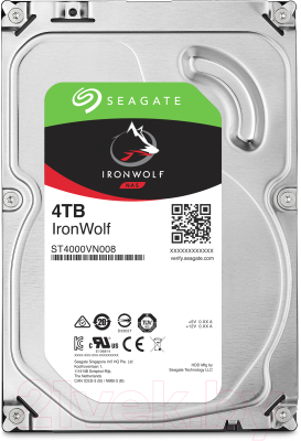 Жесткий диск Seagate Ironwolf 4TB (ST4000VN008) - фото