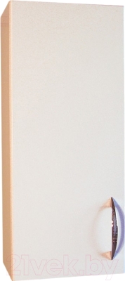 Шкаф-полупенал для ванной СанитаМебель Камелия-23 Д2 (левый, белый) - фото