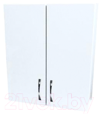 Шкаф для ванной СанитаМебель Камелия-24 Д2 (белый) - фото