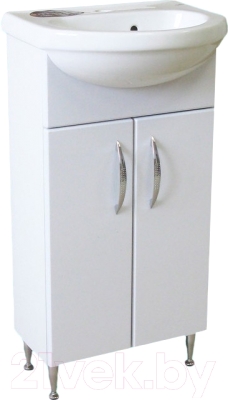 Тумба под умывальник СанитаМебель Камелия-61 Д2 (белый) - фото
