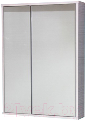 Шкаф с зеркалом для ванной СанитаМебель Прованс 101.550 (гасиенда) - фото