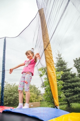 Батут Sundays Acrobat-D465 (с сеткой, разноцветный)