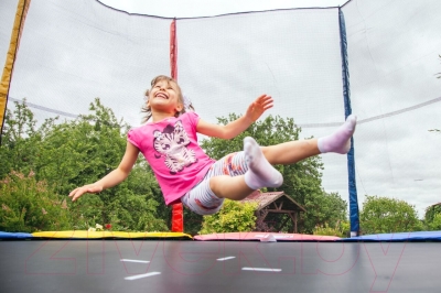 Батут Sundays Acrobat-D465 (с сеткой, разноцветный)