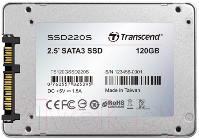 SSD диск Transcend SSD220S 120GB (TS120GSSD220S)