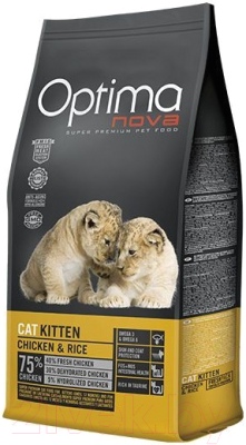 Сухой корм для кошек Optimanova Kitten Chicken & Rice - фото