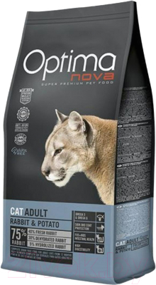 Сухой корм для кошек Optimanova Cat Adult Rabbit & Potato - фото