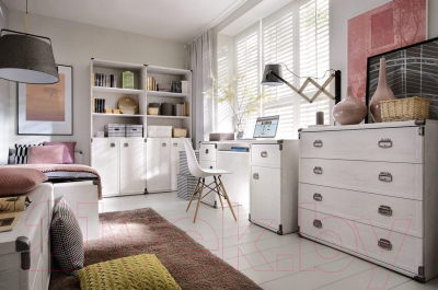 Комод Black Red White Индиана JKOM 4s/50