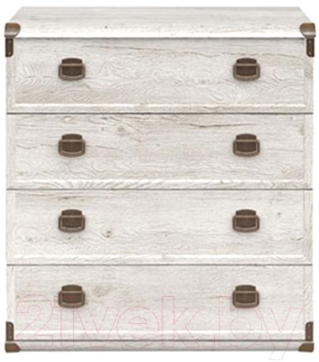 Комод Black Red White Индиана JKOM 4s/80 - фото