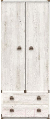 Шкаф Black Red White Индиана JSZF 2d2s - фото