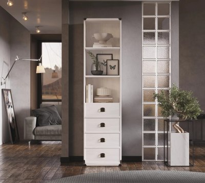 Стеллаж Black Red White Индиана JREG 4so/50