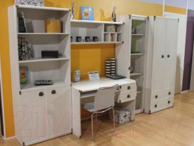 Стеллаж Black Red White Индиана JREG 2do