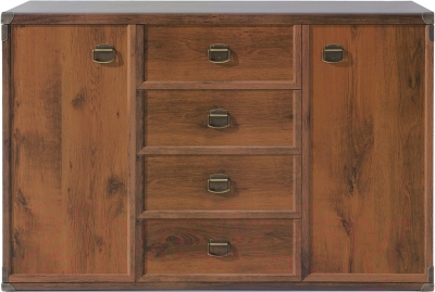 Тумба Black Red White Индиана JKOM 2d4s - фото