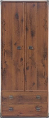 Шкаф Black Red White Индиана JSZF 2d2s - фото