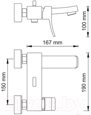 Смеситель Wasserkraft Aller 1061