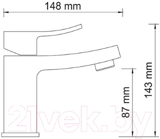 Смеситель Wasserkraft Aller 1063