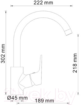 Смеситель Wasserkraft Lippe 4507