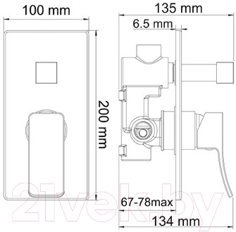 Смеситель Wasserkraft Aller 10641