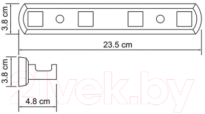Крючок для ванной Wasserkraft Lippe K-6574
