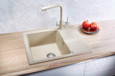 Мойка кухонная GRANULA GR-6201 (песочный)