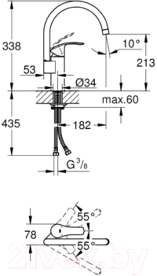 Смеситель GROHE 33202DC2