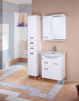 Шкаф с зеркалом для ванной Onika Балтика 67.02 (206701)