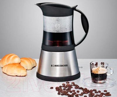 Гейзерная электрокофеварка Rommelsbacher EKO 376/G