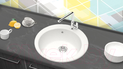 Мойка кухонная Berge BR-5100 (белый)