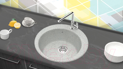 Мойка кухонная Berge BR-5100 (серый)