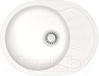 Мойка кухонная Berge BR-5801 (белый) - фото