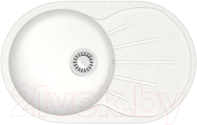 Мойка кухонная Berge BR-7501 (белый) - фото