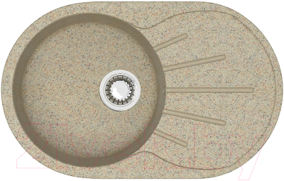 Мойка кухонная Berge BR-7501 (песочный) - фото