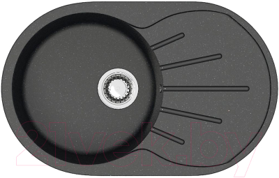 Мойка кухонная Berge BR-7501 (черный) - фото