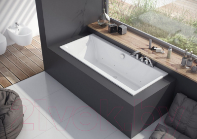 Ванна акриловая Excellent Pryzmat Slim 170x75