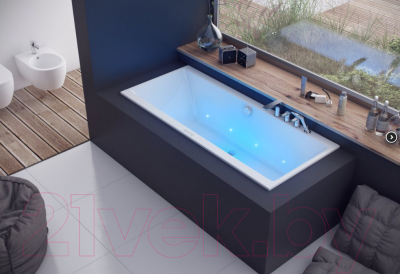 Ванна акриловая Excellent Pryzmat Slim 170x75