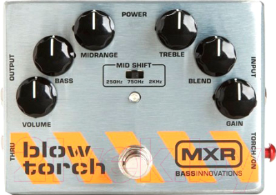 Педаль электрогитарная MXR M181 Blow Torch Distortion - фото